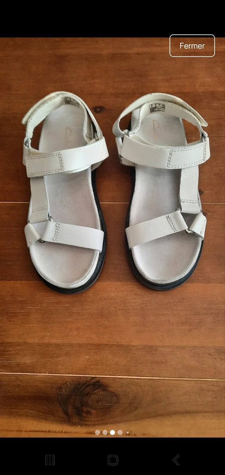 sandalen Clarks, Kleding | Dames, Schoenen, Wit, Nieuw, Ophalen of Verzenden, Clarks