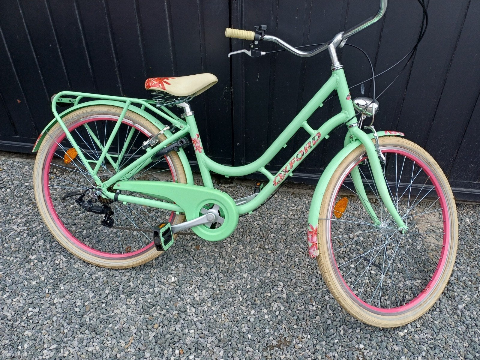 Meisjesfiets oxford fiore, Fietsen en Brommers, Velgrem, Versnellingen, Zo goed als nieuw, Oxford