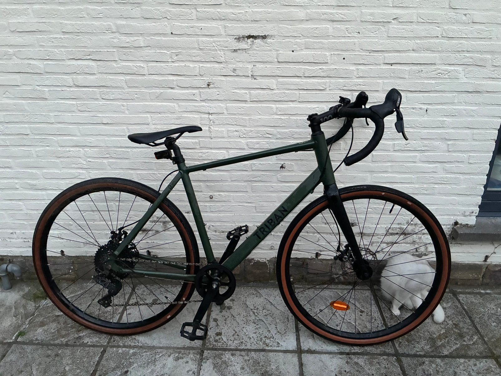 Triban 120 gravel fiets, Vélos & Vélomoteurs, Autres marques, 10 à 15 vitesses, Comme neuf, Enlèvement