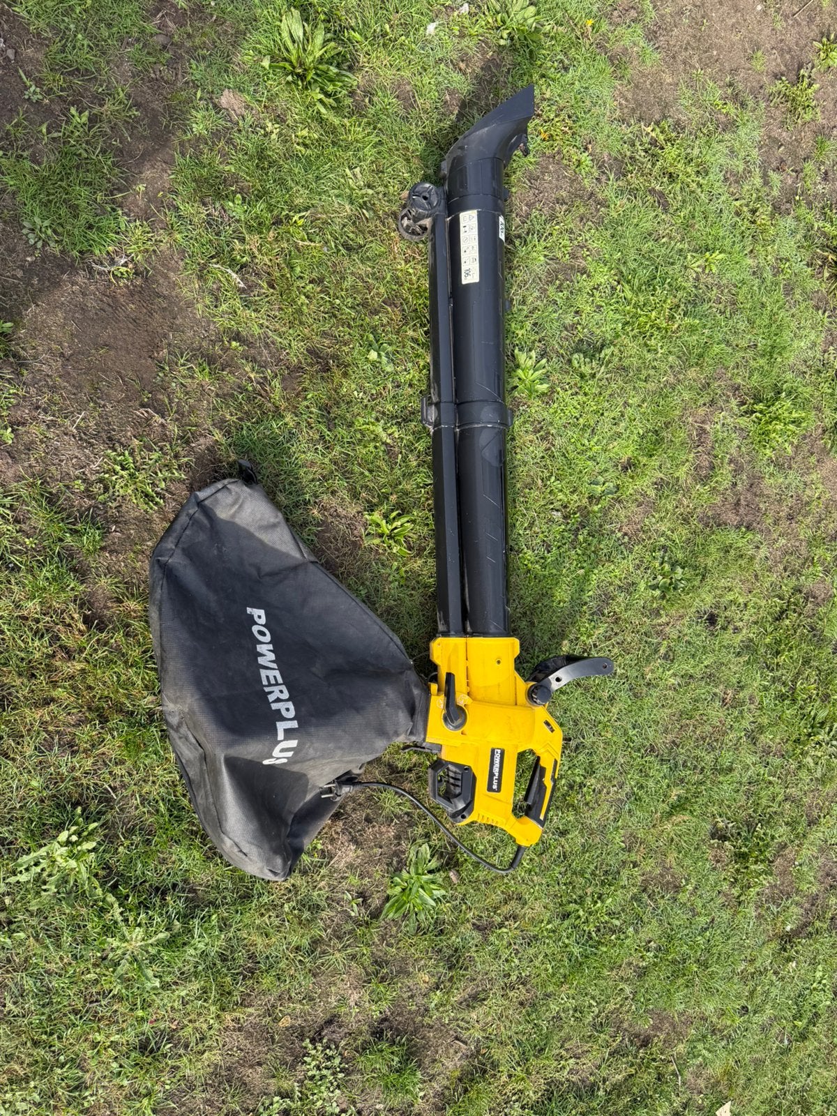 Powerplus bladblazer/bladzuiger/hakselaar 3300W + zak, Tuin en Terras, Ophalen, Gebruikt, Handgedragen, Met opvangzak
