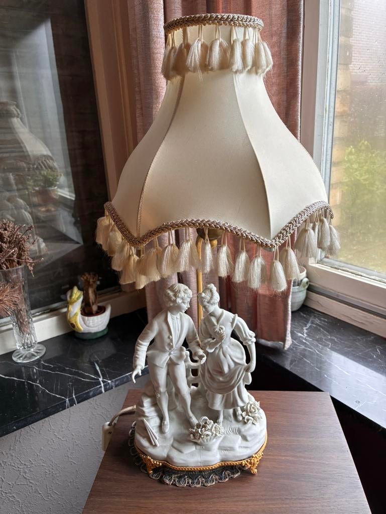 Vintage lampadaire met koppeltje, Ophalen