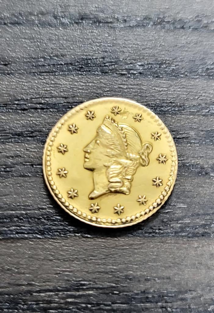1 dollar de 1853 en or, Ophalen of Verzenden, Midden-Amerika, Setje, Goud