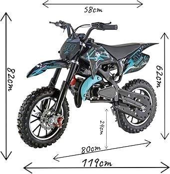 kindercrosser 49cc kxd 706A 10 inch 4-8 jaar, Nieuw, KXD, Schijfrem, 49 cc