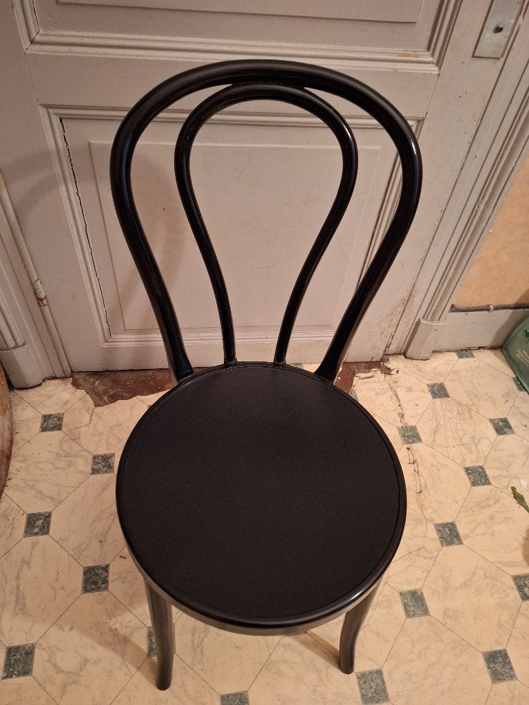 CHAISES NOIRES, Maison & Meubles, VINTAGE / MODERNE, Bois, Enlèvement, Noir