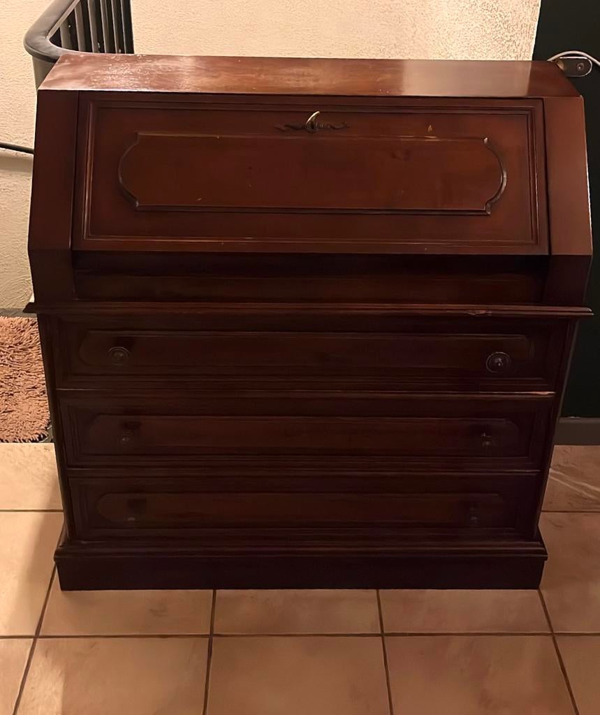 Vintage klassieke secretaire / bureau, Ophalen, Gebruikt
