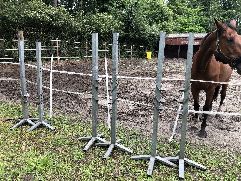 gegalvaniseerde springstaanders, Animaux & Accessoires, Chevaux & Poneys | Autres trucs de cheval, Enlèvement, Utilisé, Obstacle