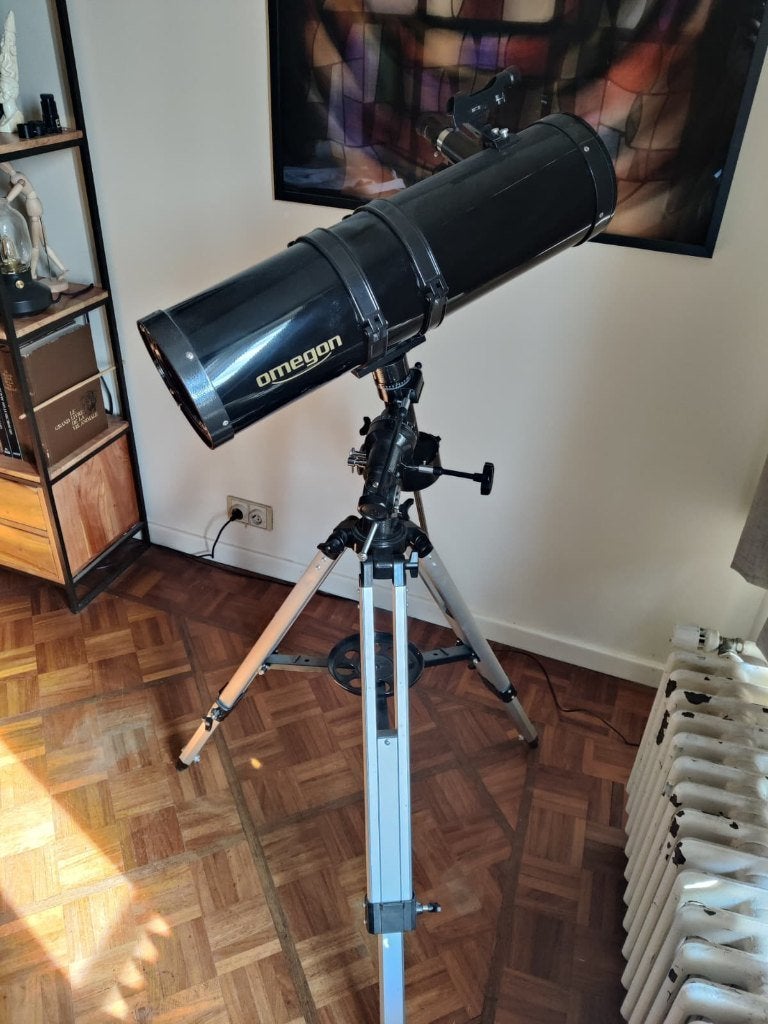 Télescope, Audio, Tv en Foto, Optische apparatuur | Telescopen, Ophalen, Gebruikt, 80 tot 200 mm, Met statief