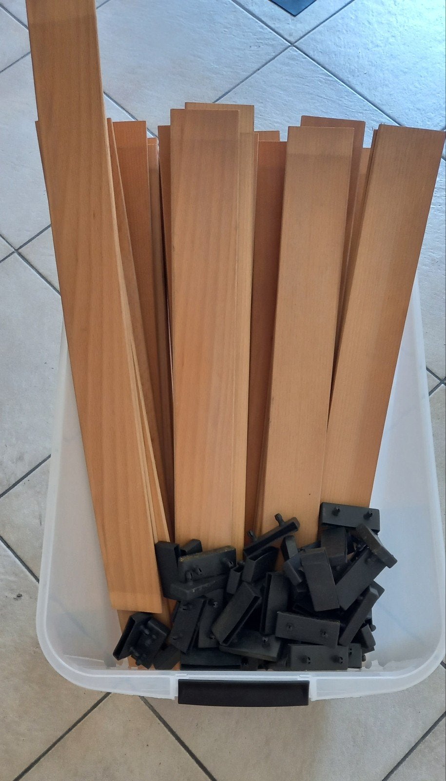 30 latten, Ophalen