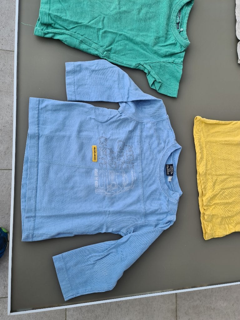 blauwe pull trui Chips en Cheps 92, Kinderen en Baby's, Kinderkleding | Maat 92, Ophalen, Zo goed als nieuw