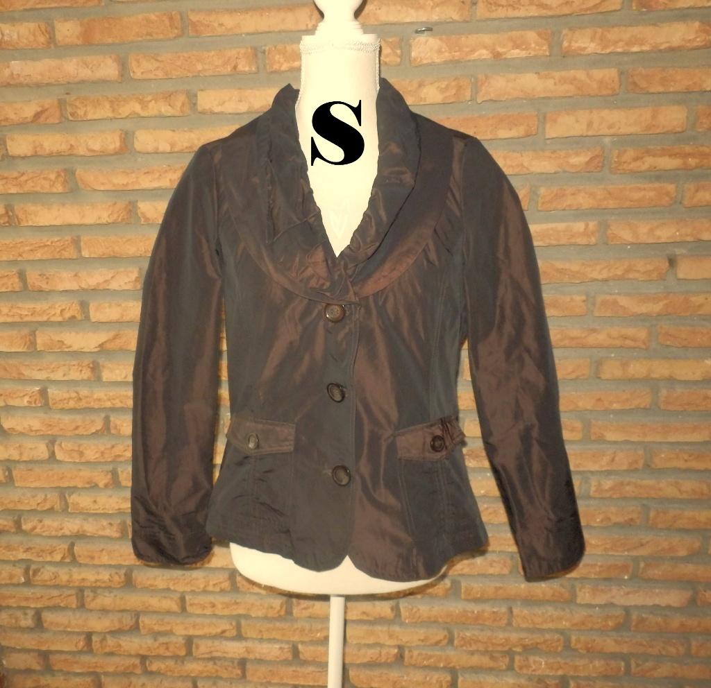 (82) -veste été femme t.36 brune - sixth sence -, Bruin, Ophalen of Verzenden, Zo goed als nieuw, Maat 36 (S)