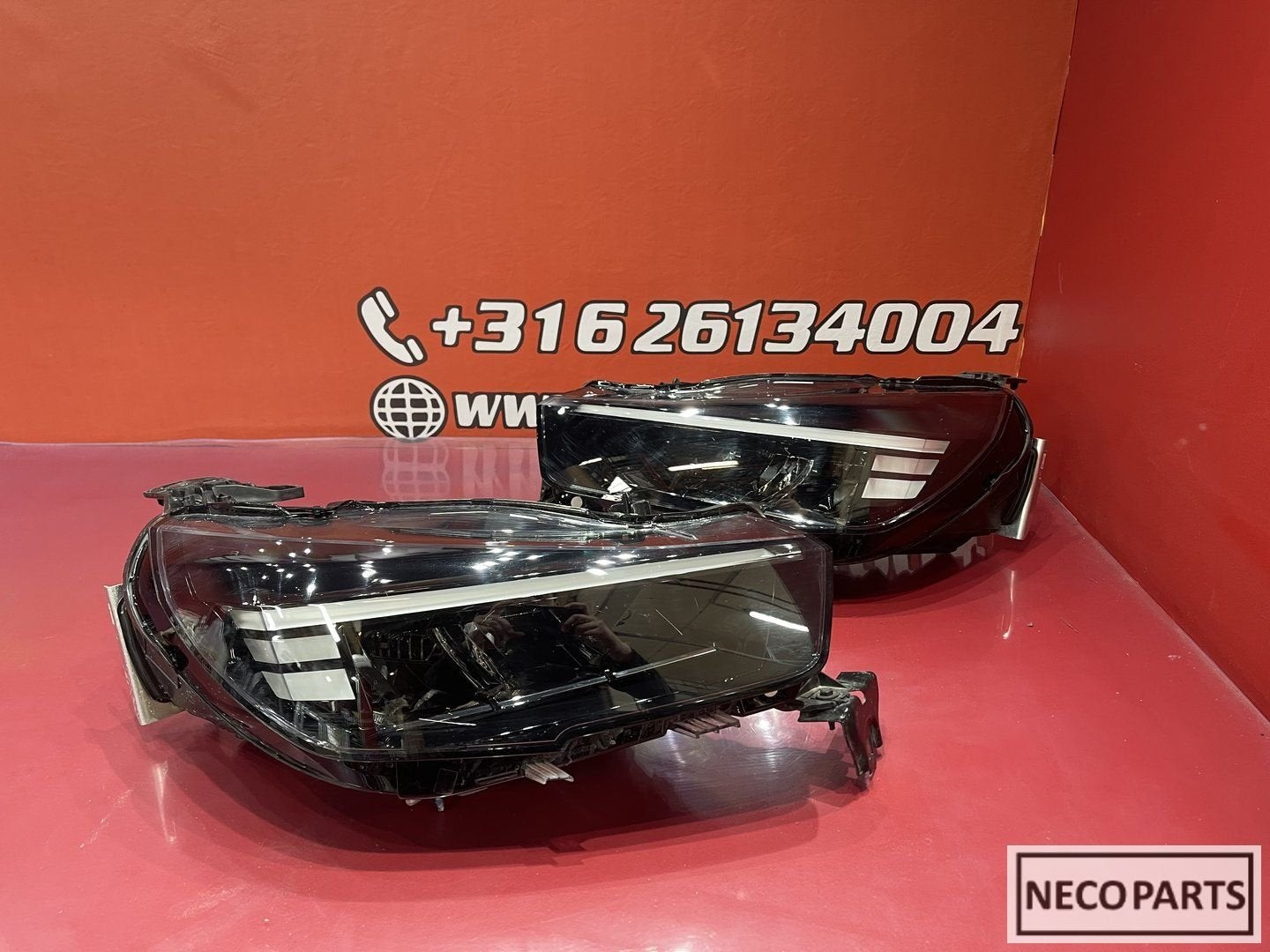 OPEL CORSA F VOL LED FACELIFT KOPLAMP SET ALLES LEVERBAAR, Gebruikt, -, -, Opel