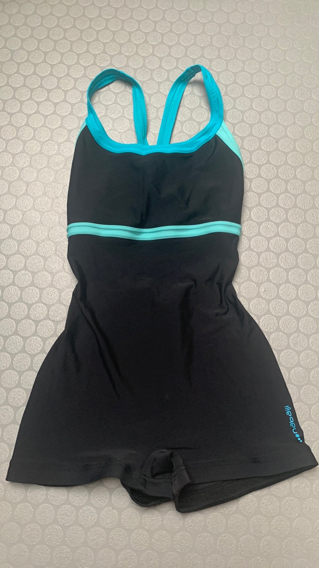 Badpak Nabaiji maat XS, Ophalen of Verzenden, Zo goed als nieuw, Zwart, Badpak