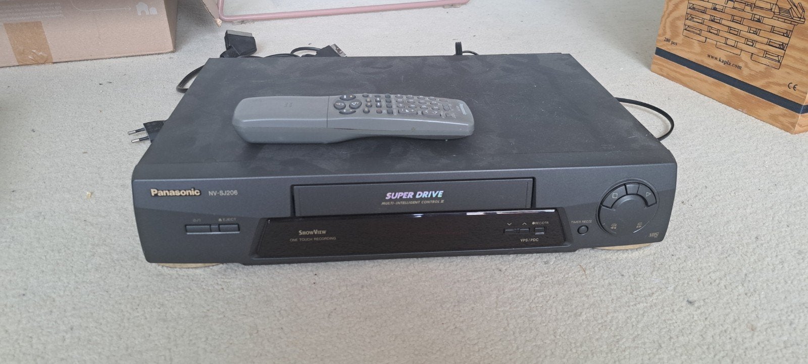 enregistreur vidéo VHS Panasonic, Enlèvement, Magnétophone