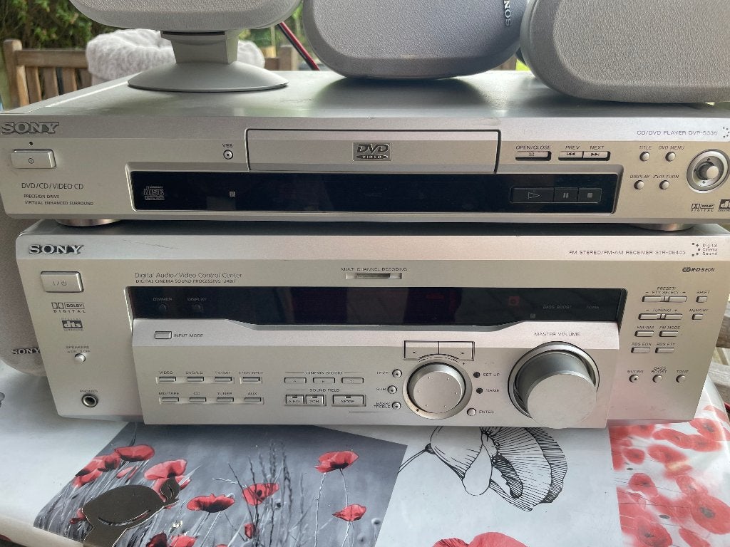 Sony versterker en dvd /cd/video, Audio, Tv en Foto, Versterkers en Ontvangers, Ophalen, Overige systemen, Zo goed als nieuw, Sony