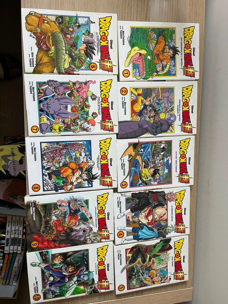 Dragon Ball Super 1 à 10 VF Glénat — lot manga, Boeken, Strips | Comics, Gelezen, Complete serie of reeks, Akira Toriyama, Ophalen of Verzenden