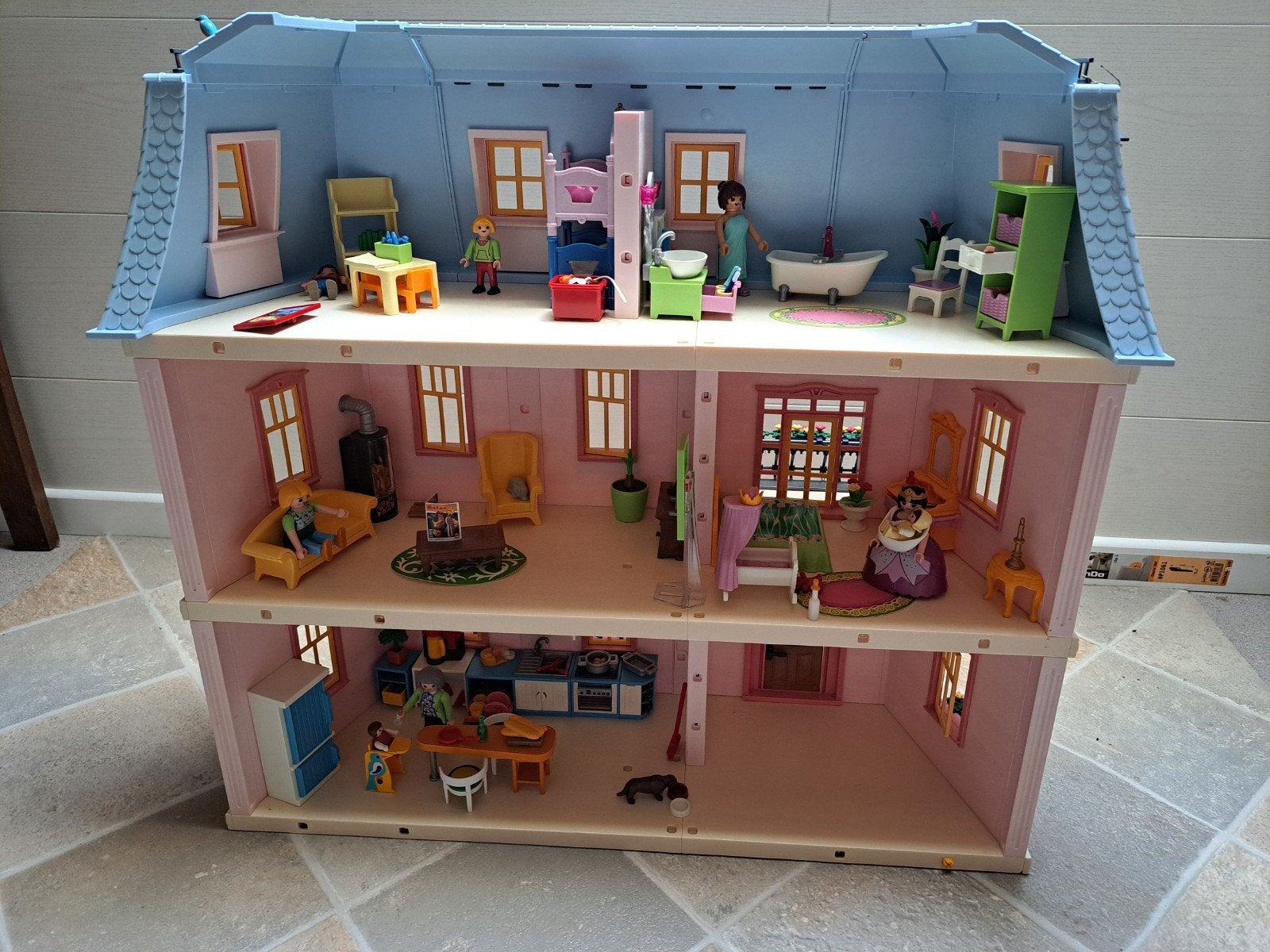 Herenhuis playmobil, Ophalen