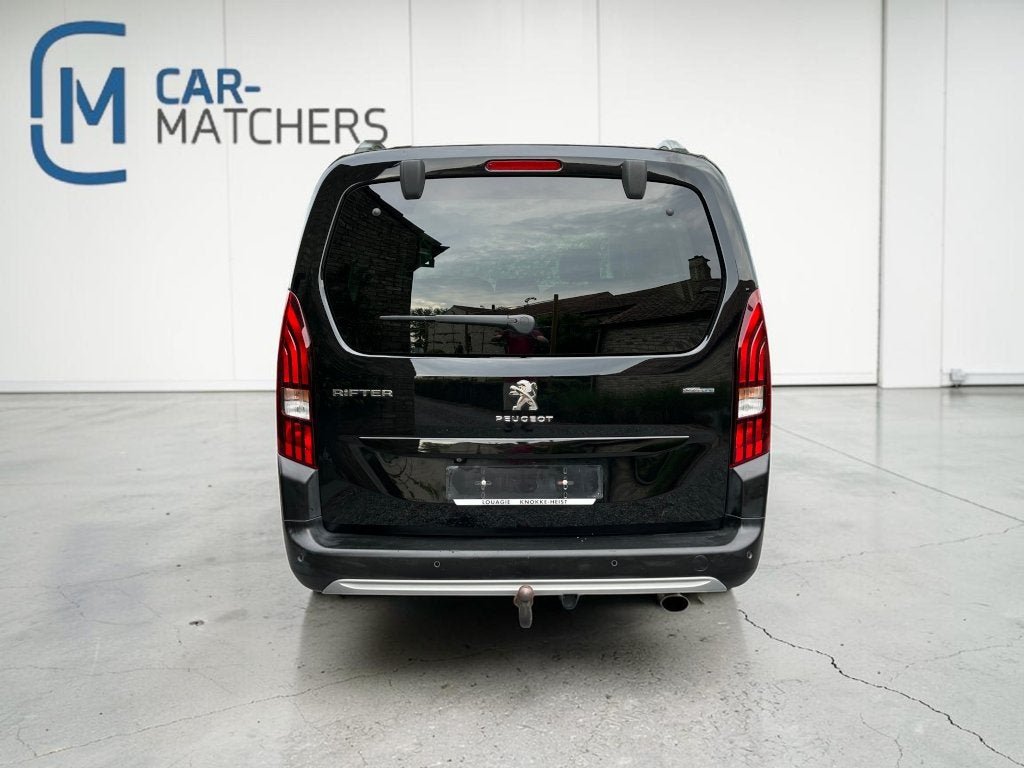 Peugeot Rifter MWB 1.5 HDi 130 Aut. GT Line GARANTIE, Auto's, Peugeot, 4 cilinders, Zwart, https://public.car-pass.be/vhr/e4138f78-5cc1-4208-98d0-b79a287f48c9