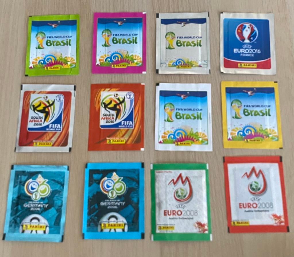 Panini packs, Ophalen