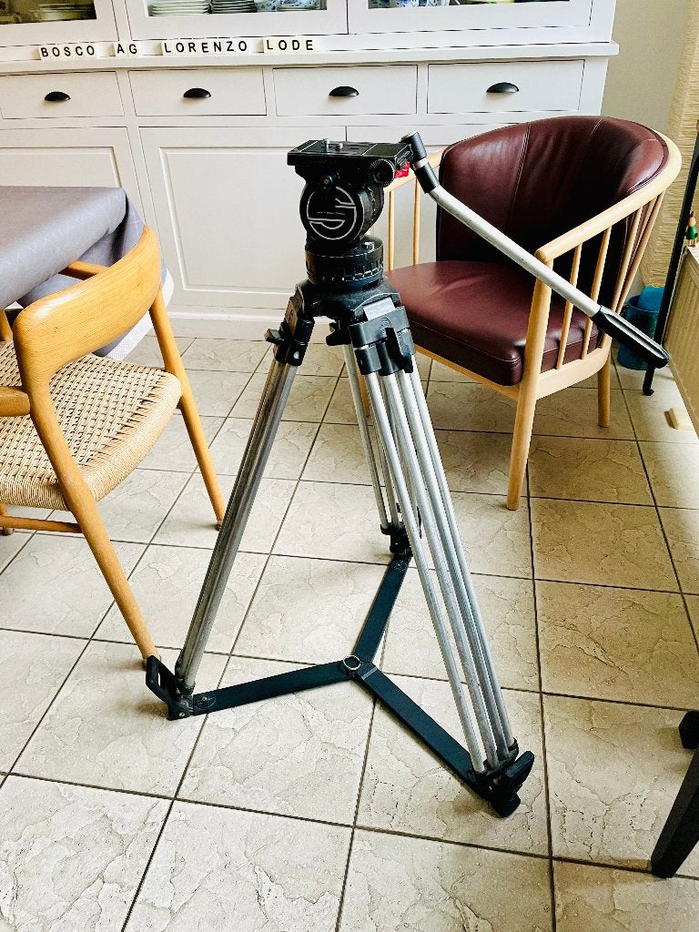 trépied vidéo Sachtler 7+7 Panorama – Bol 100 mm, Enlèvement, Trépied, Tête fluide