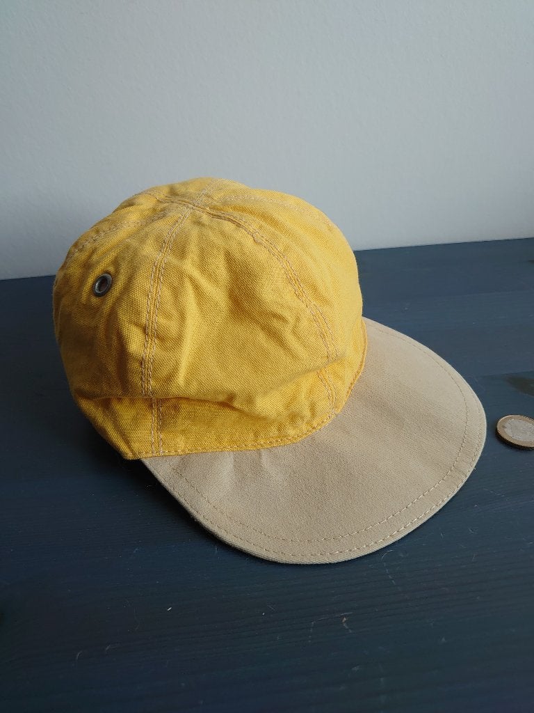 Stoere canvas pet geel/beige | Maat 104 | Cake Walk, Kinderen en Baby's, Kinderkleding | Petten en Hoeden, Ophalen of Verzenden