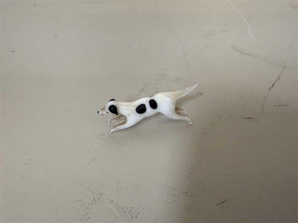 Murano / Lauscha / Bimini Glazen Hondenbeeld - Foxhound / Da, Collections, Jouets miniatures, Comme neuf, Enlèvement ou Envoi