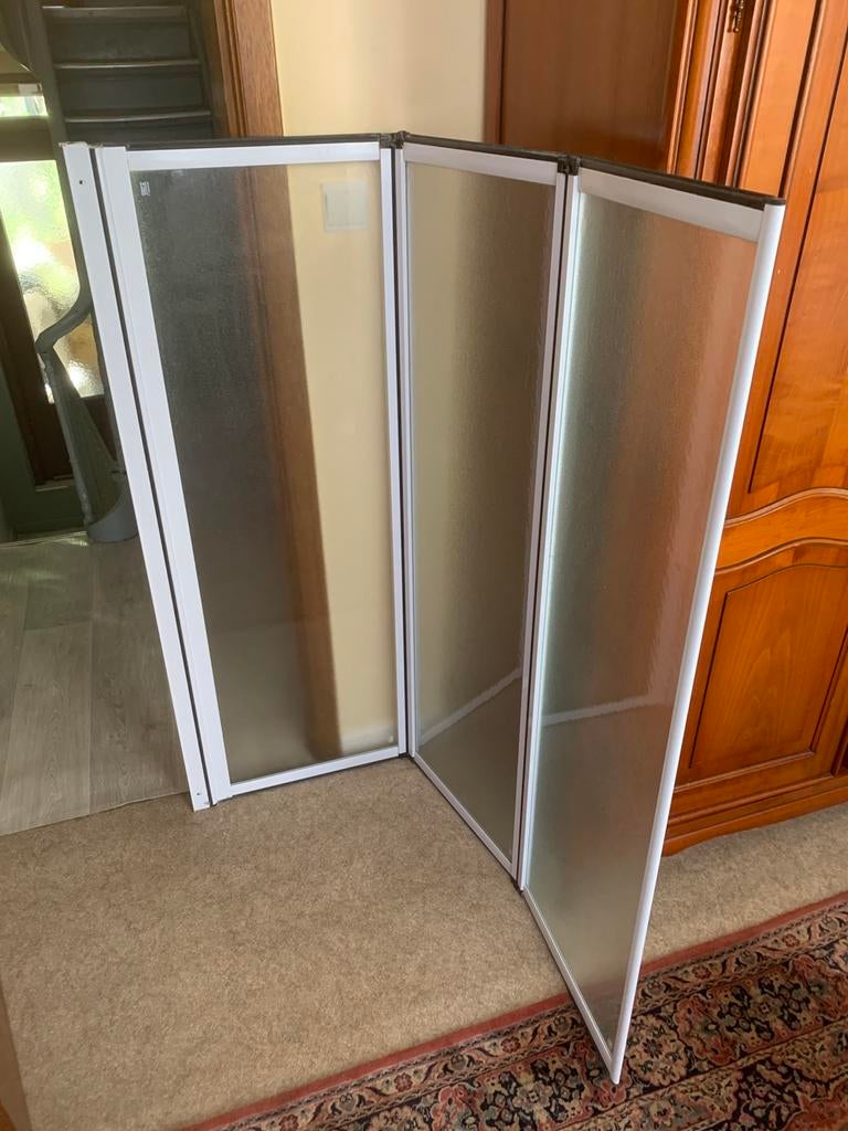 Paravent de baignoire à 3 panneaux., 120 à 160 cm, Enlèvement, Utilisé, 120 à 160 cm