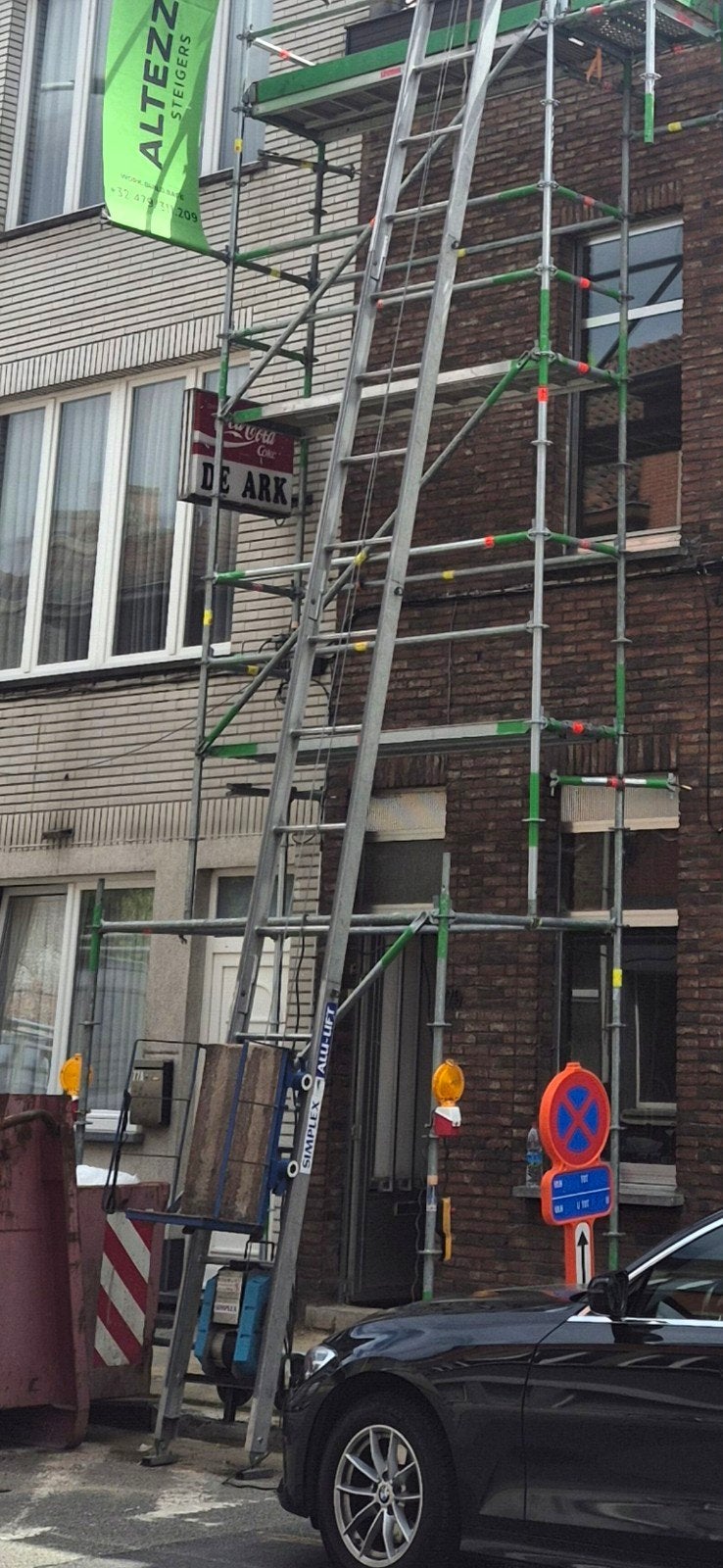 Daklift, Doe-het-zelf en Bouw, Ladders en Trappen, Ophalen, Gebruikt