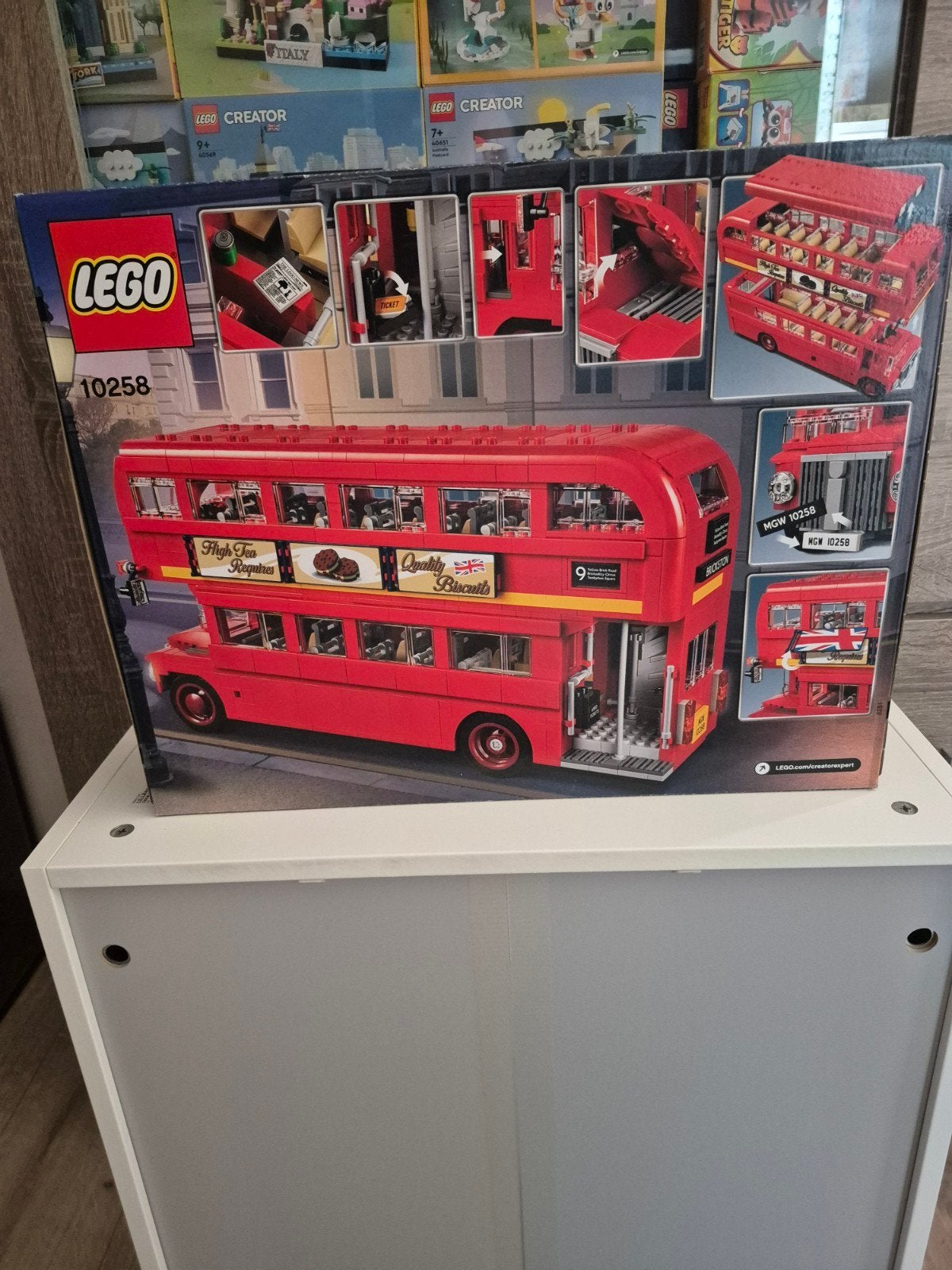 lego londense bus 10258, Ophalen, Lego