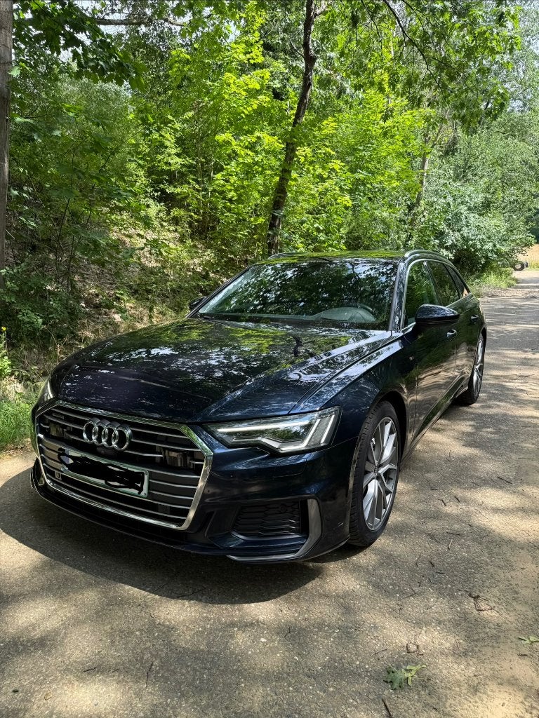 Audi A6 40 tdi quattro, Auto's, Audi, Automaat, 4 cilinders, Blauw, Parkeerassistent