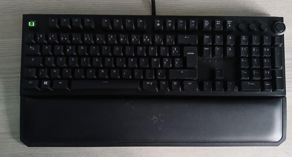 Razer gaming-toetsenbord met LED, Ophalen, Gaming toetsenbord, Azerty, Zo goed als nieuw