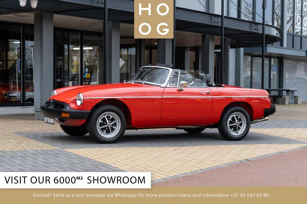 MG B 1.8 LHD - Fully restored (bj 1975), Auto's, Zwart, Bedrijf, Handgeschakeld, 2 zetels