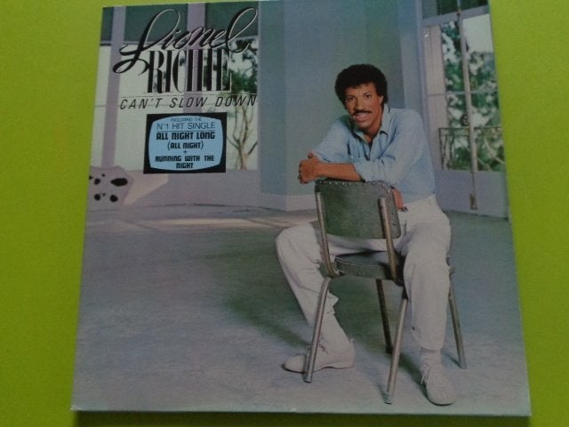 Disque vinyle LP33 Lionel RICHIE  "All night long" 1983, CD & DVD, Enlèvement ou Envoi, Pochette photo, Utilisé, R&B