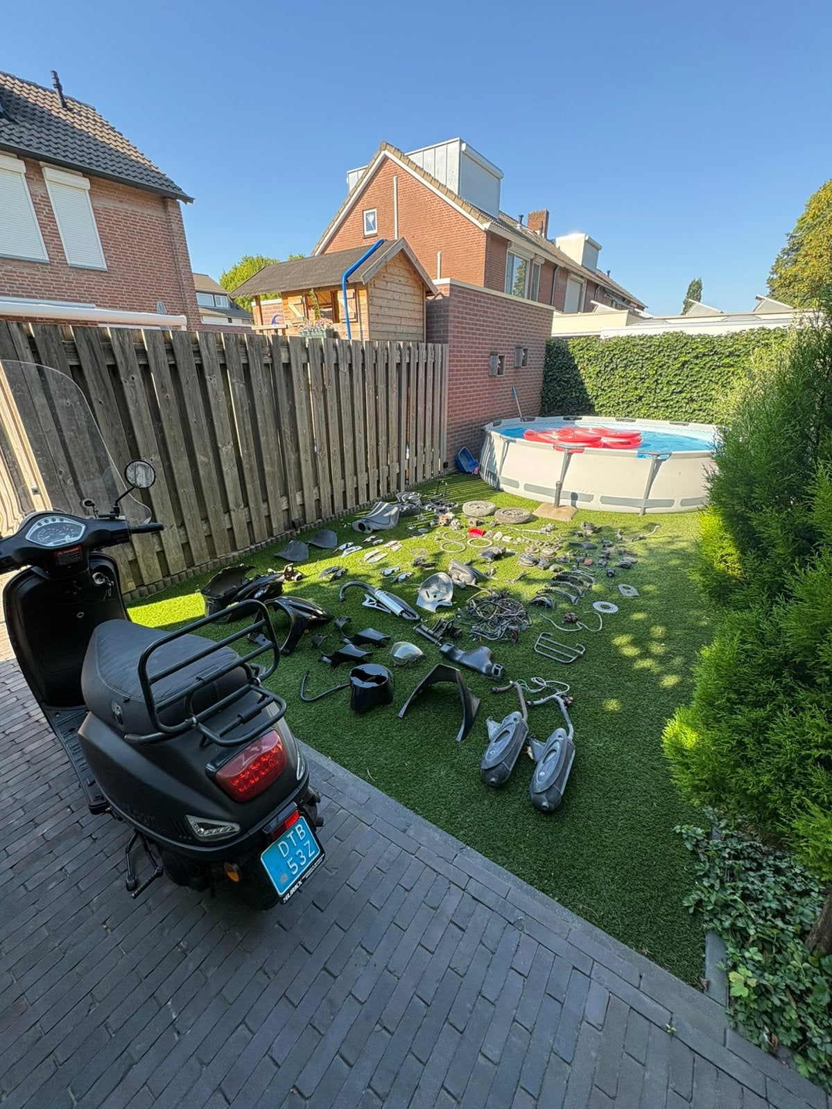 Partij piaggio onderdelen, Fietsen en Brommers, Snorfietsen en Snorscooters, Zo goed als nieuw, Gilera, Tweetakt, Ophalen of Verzenden