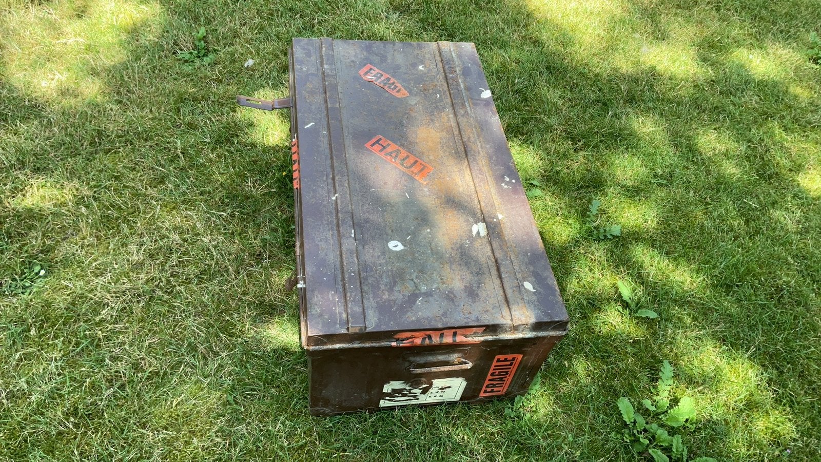 Metalen koffer, Ophalen, Minder dan 50 cm, Gebruikt, 50 tot 100 cm