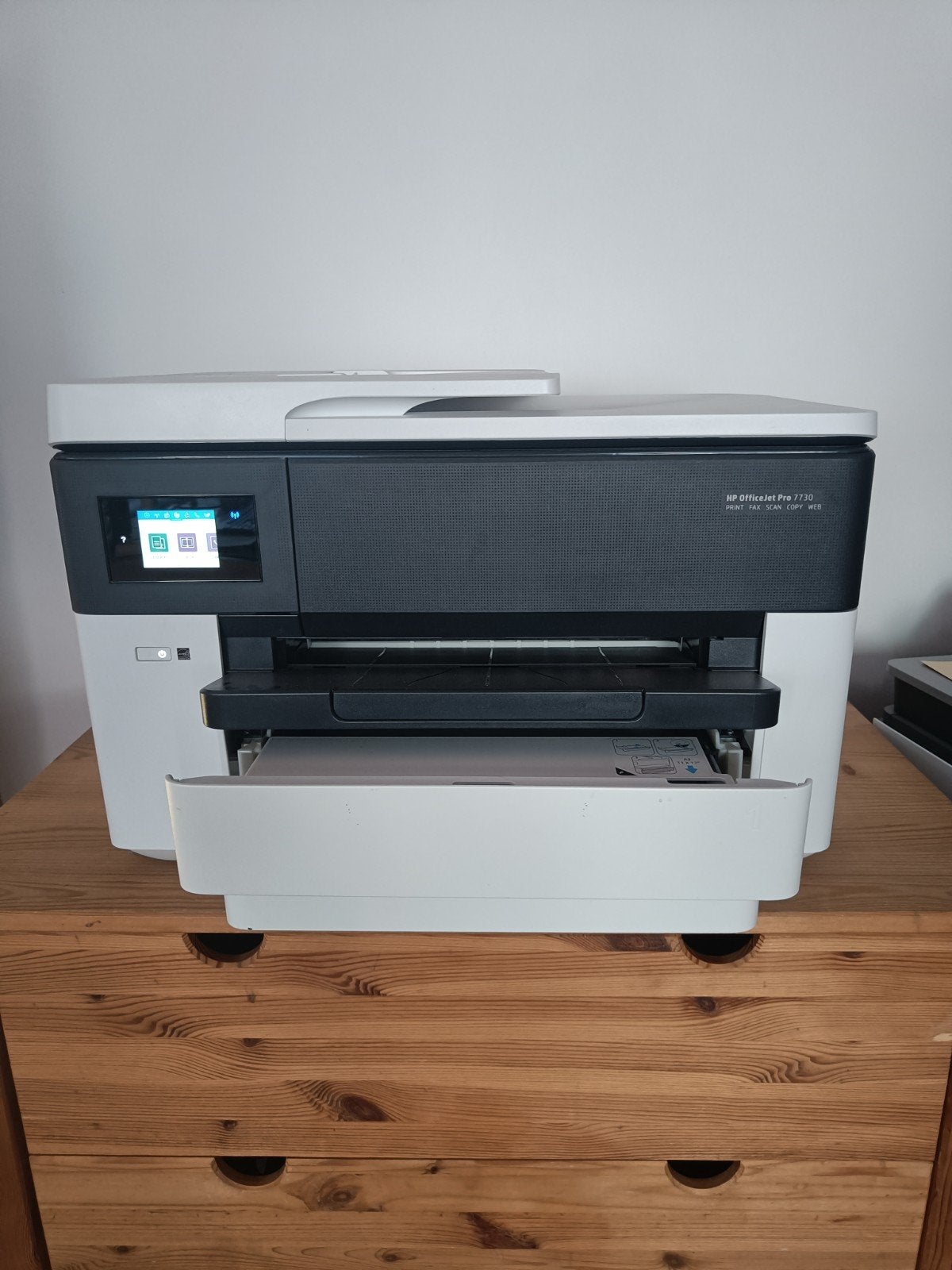 Printer A3 HP OfficeJet Pro 7730, Gebruikt, Printer, Inkjetprinter, Draadloos