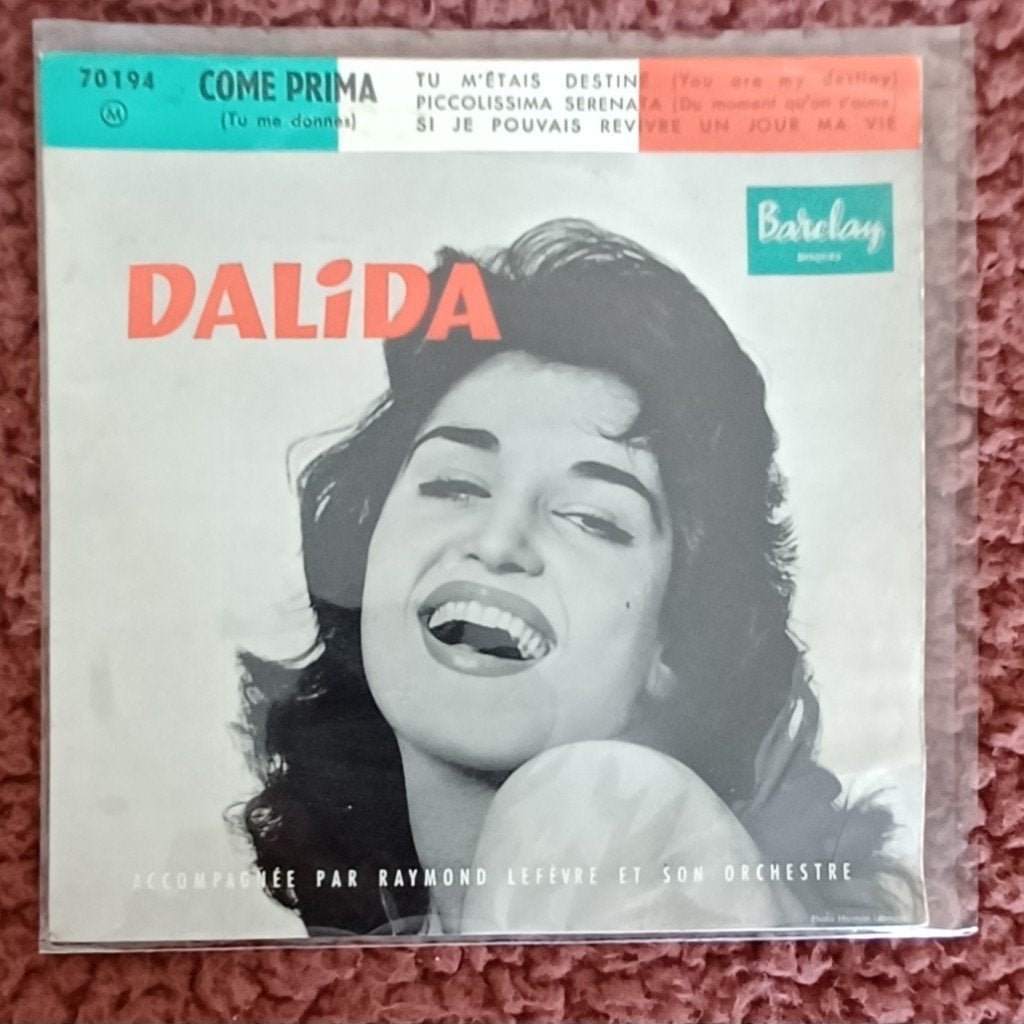 Vinylsingle(EP)// DALIDA // Come prima // 1958 //, EP, Ophalen of Verzenden, EP