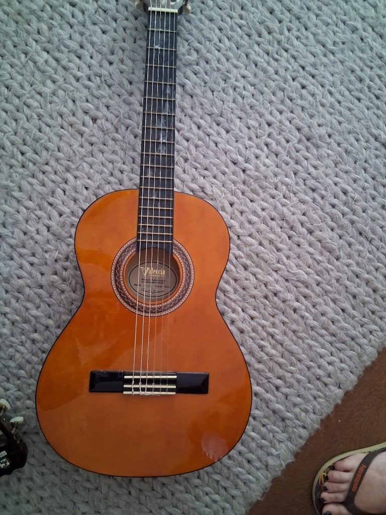 Valencia VC 103 klassieke gitaar 3/4e, Enlèvement, Utilisé, Guitare classique ou espagnole