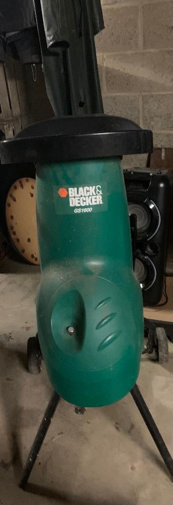 elektrische hobby hakselaar, Jardin & Terrasse, Déchiqueteurs, Enlèvement, Utilisé, Électrique, Black en decker