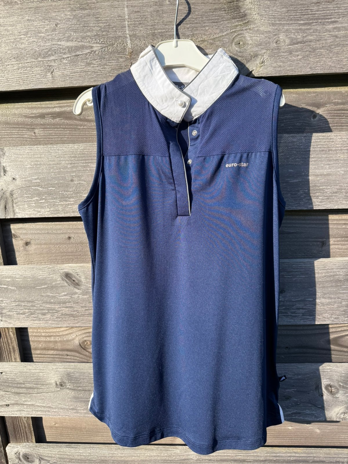 Eurostar wedstrijblouse NIEUW, Dieren en Toebehoren, Paardrijkleding, Ophalen, Blauw, L, Nieuw