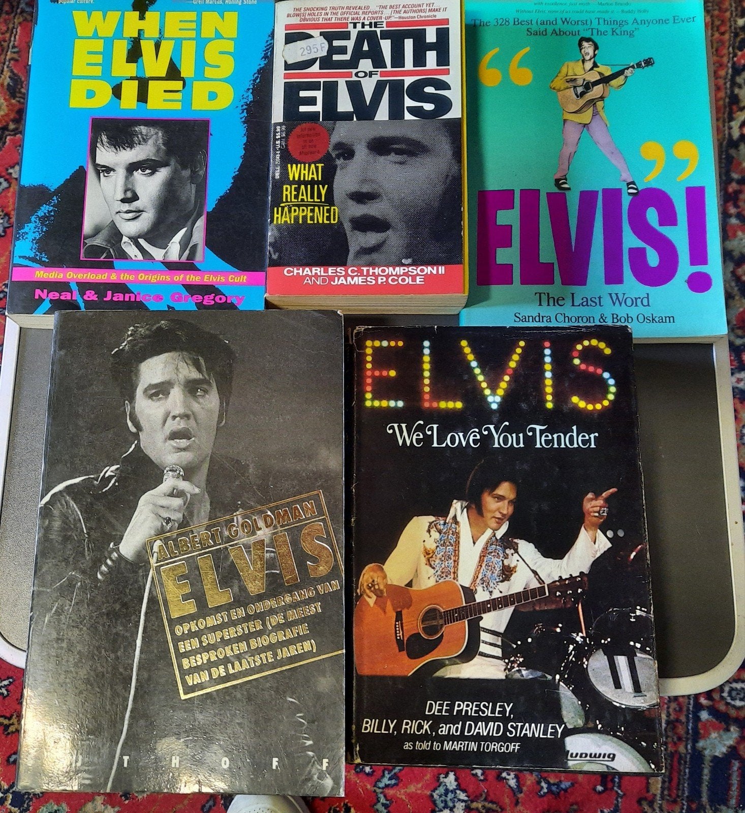 Livres Elvis Presley 5 pièces, Enlèvement ou Envoi, Utilisé, Artiste