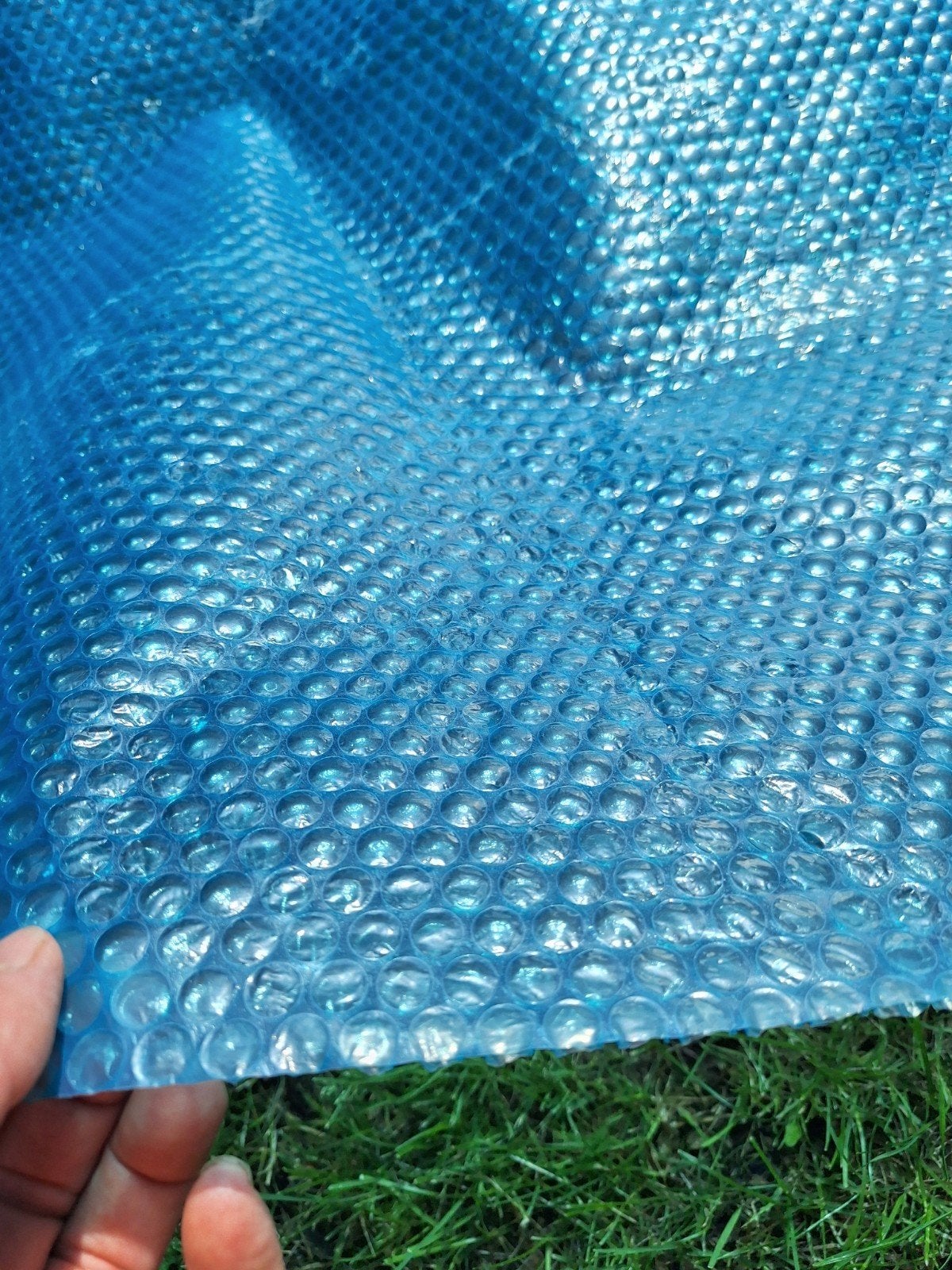 Gratis solar afdekzeil zwembad, Ophalen, Gebruikt, Rond, Opblaaszwembad