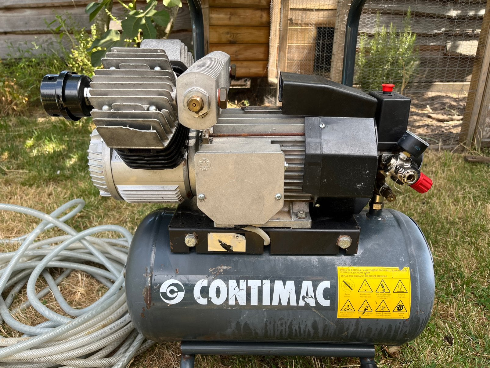 Compressor contimac., Doe-het-zelf en Bouw, Compressors, Ophalen, Gebruikt