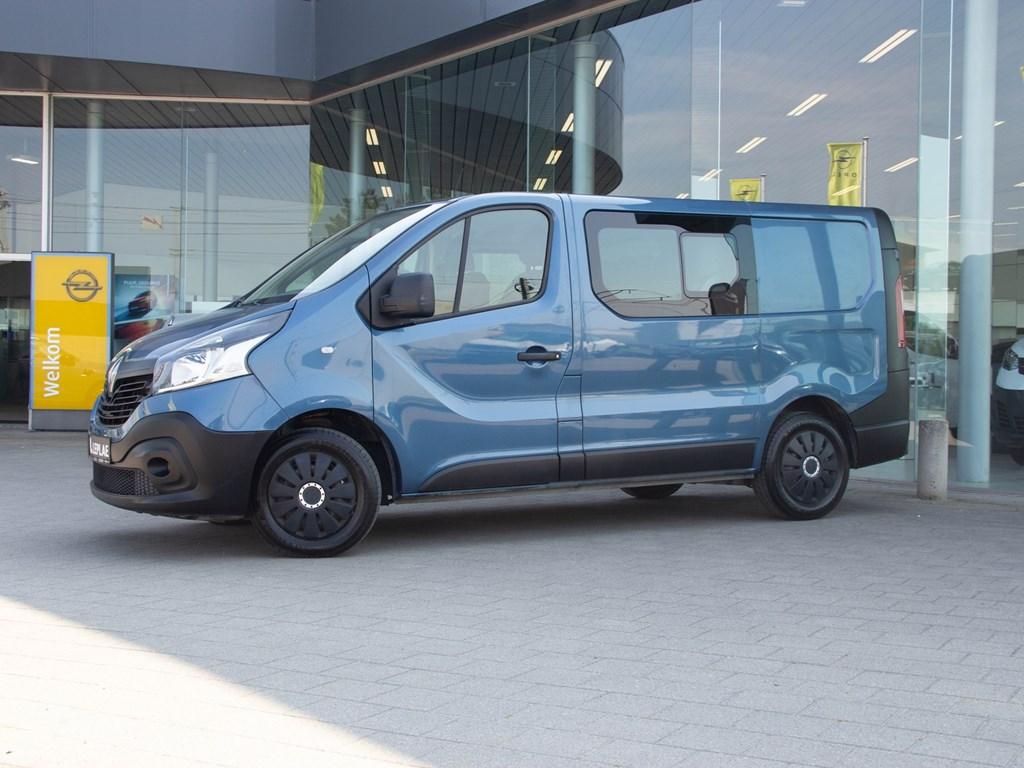 Renault Trafic DUB CAB 5PL 1.6D 95PK |AIRCO|GPS|TREKHAAK|, Monovolume, 174 g/km, Blauw, Bedrijf