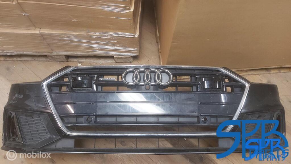 AUDI A7 4K8 S-Line VOORBUMPER GRILL GRILLE COMPLEET PDC SRA, Audi, Audi, Utilisé, Avant