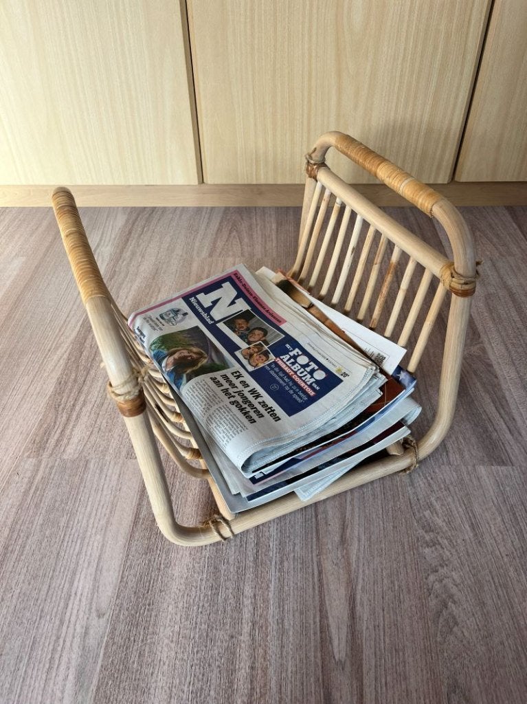 Tijdschriftenhouder Bamboo, Ophalen of Verzenden, Zo goed als nieuw