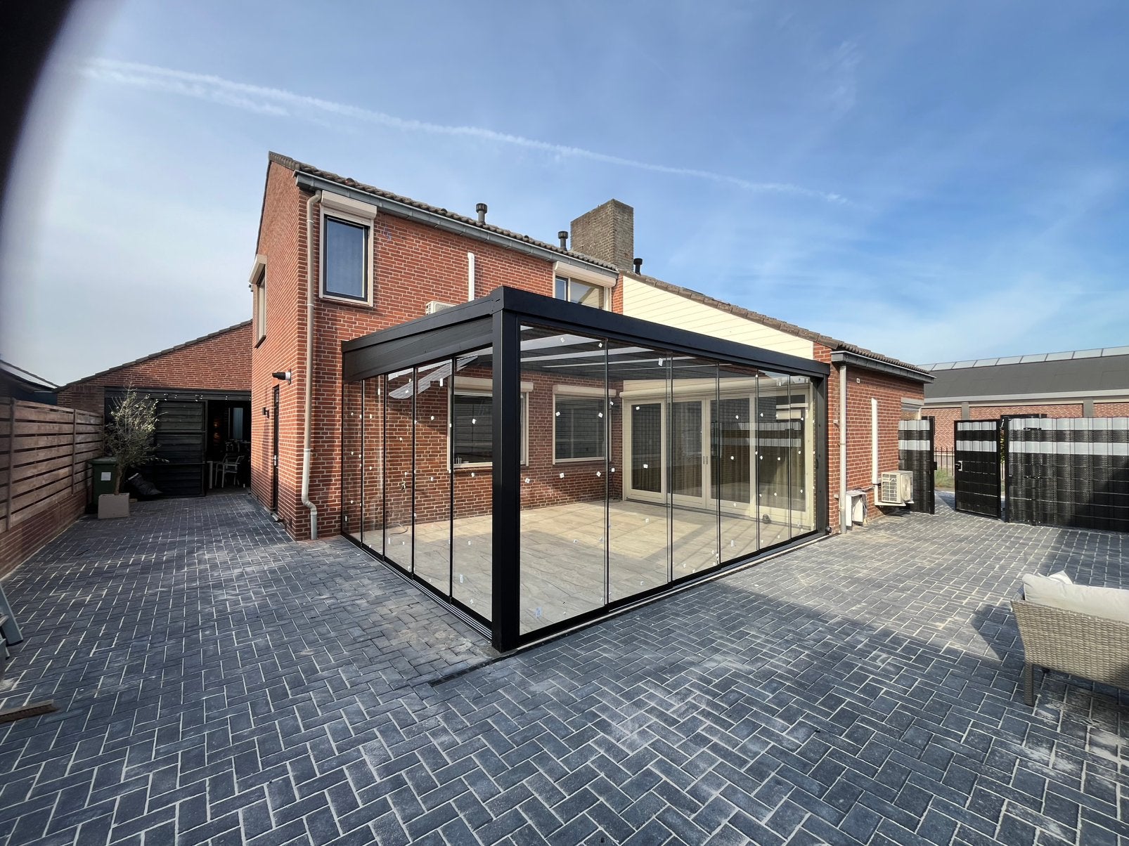 VERANDA, GLAZENSCHUFWAND EN CARPOT, Tuin en Terras, Ophalen of Verzenden, Nieuw, Veranda