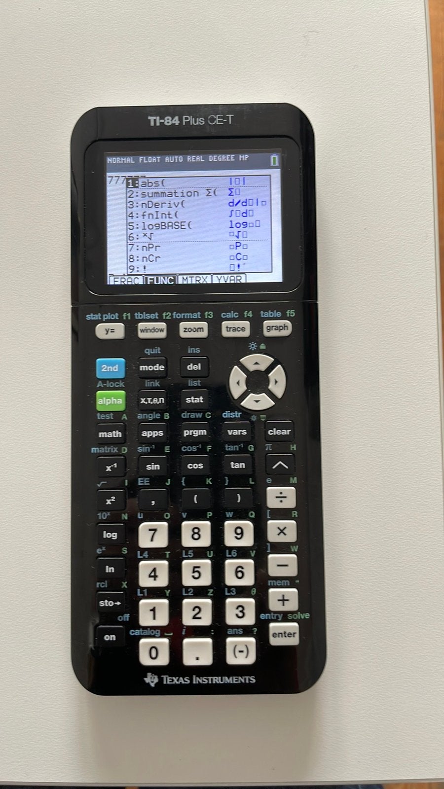 Rekenmachine Texas Instruments TI-84 Plus CE-T, Ophalen of Verzenden, Grafische rekenmachine, Zo goed als nieuw
