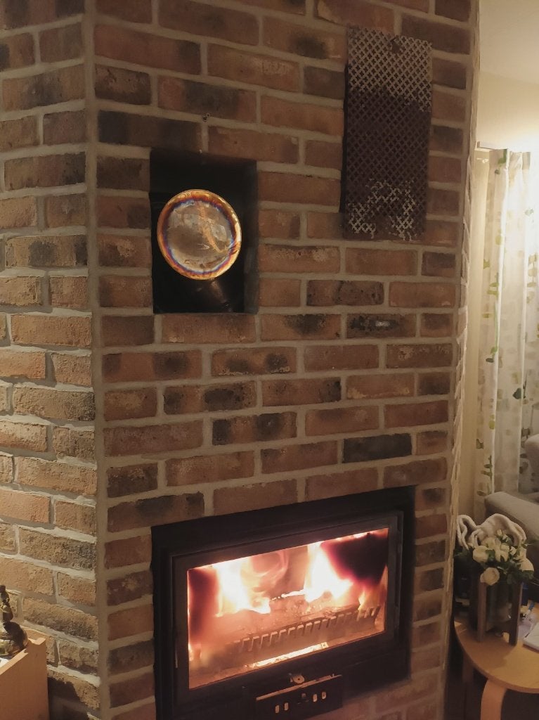 Poêle à bois, Maison & Meubles, Encastré, Enlèvement, Utilisé, Bois