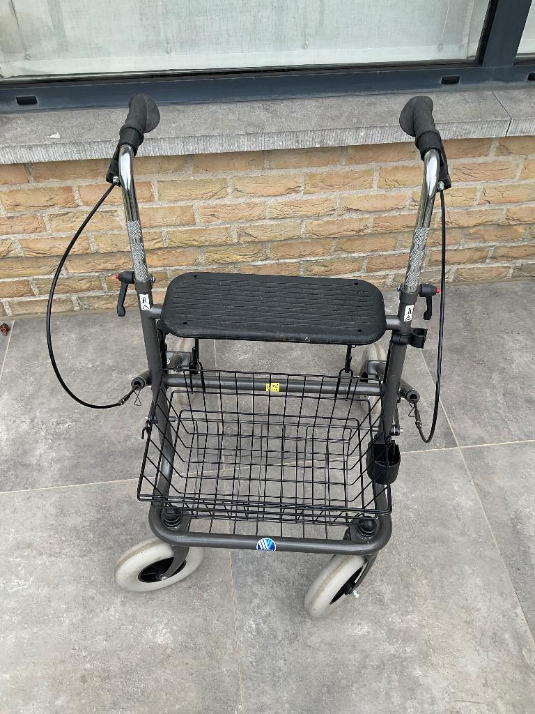 Looprek met rem, Ophalen, Gebruikt
