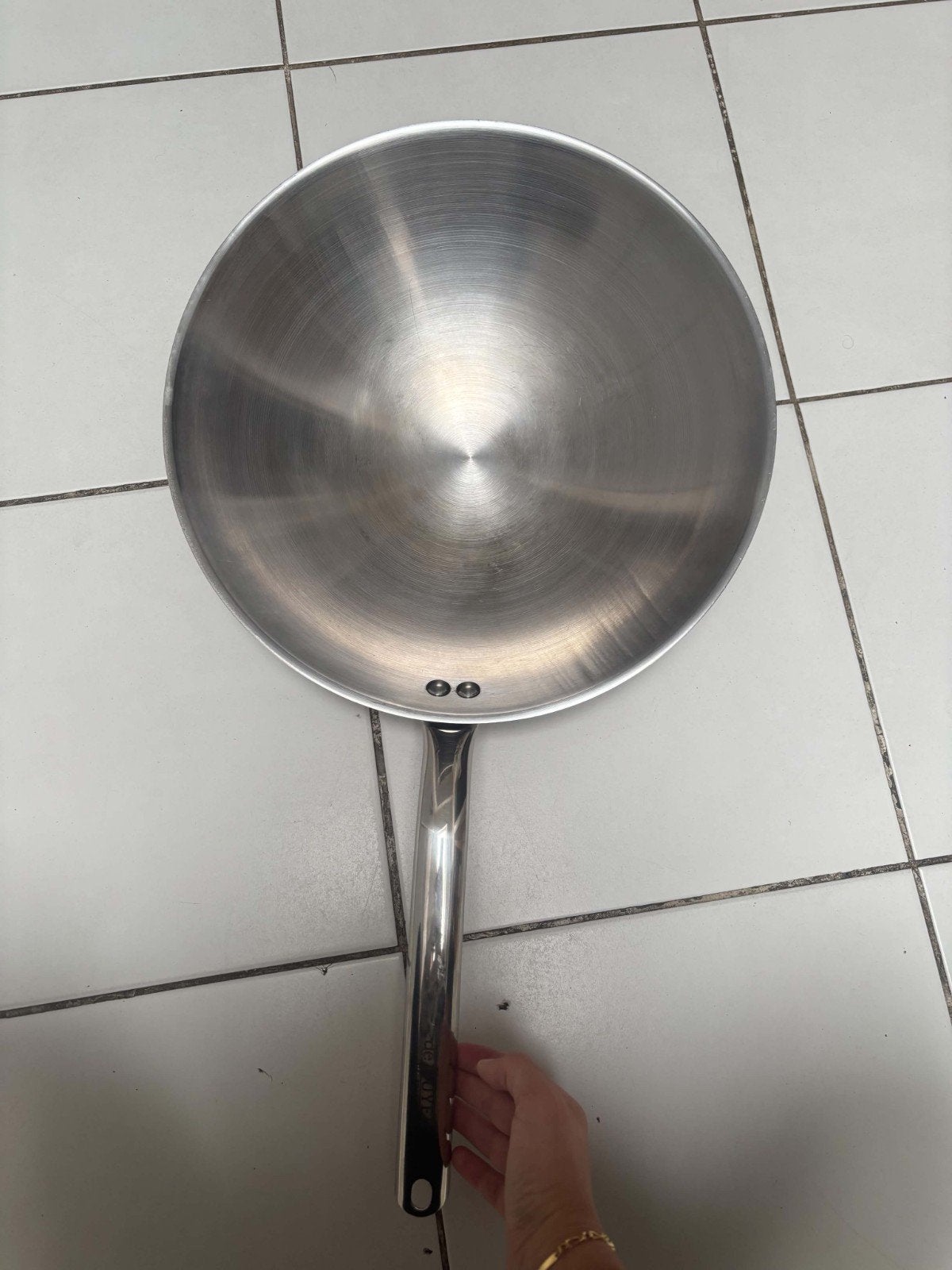 Wok en inox De Buyer, Inox, De Buyer, Enlèvement, Utilisé